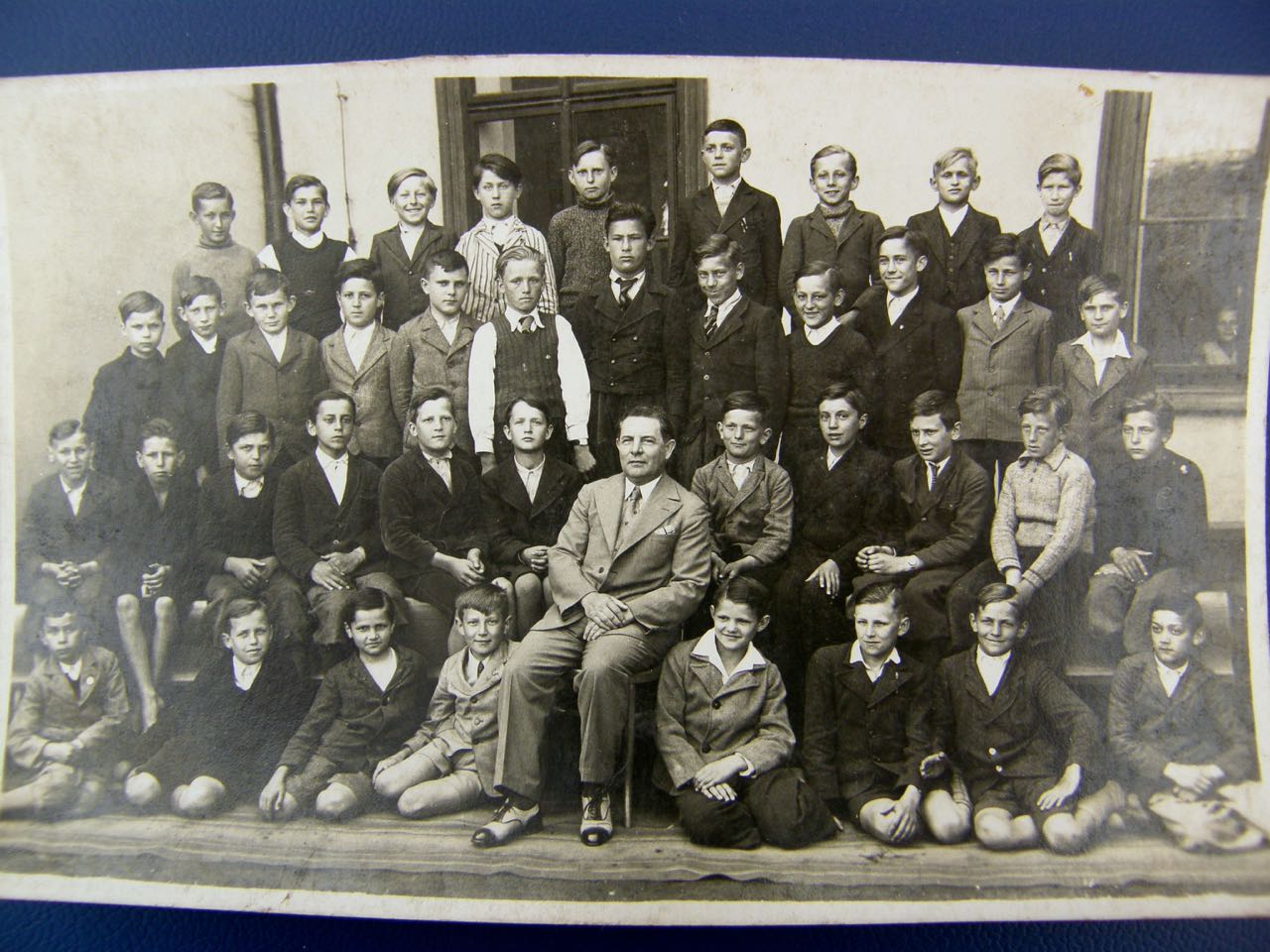 2. třída měštˇanké školy ve Staré Boleslavi, asi rok 1938